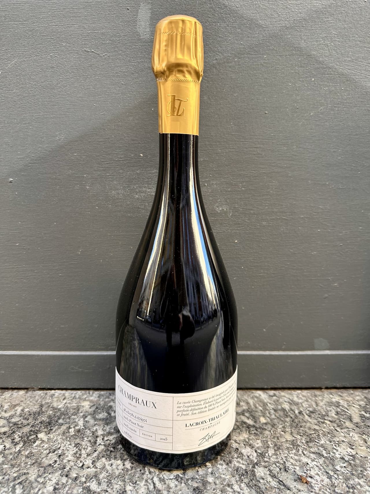 "Champraux" Champagne Millesime 2013